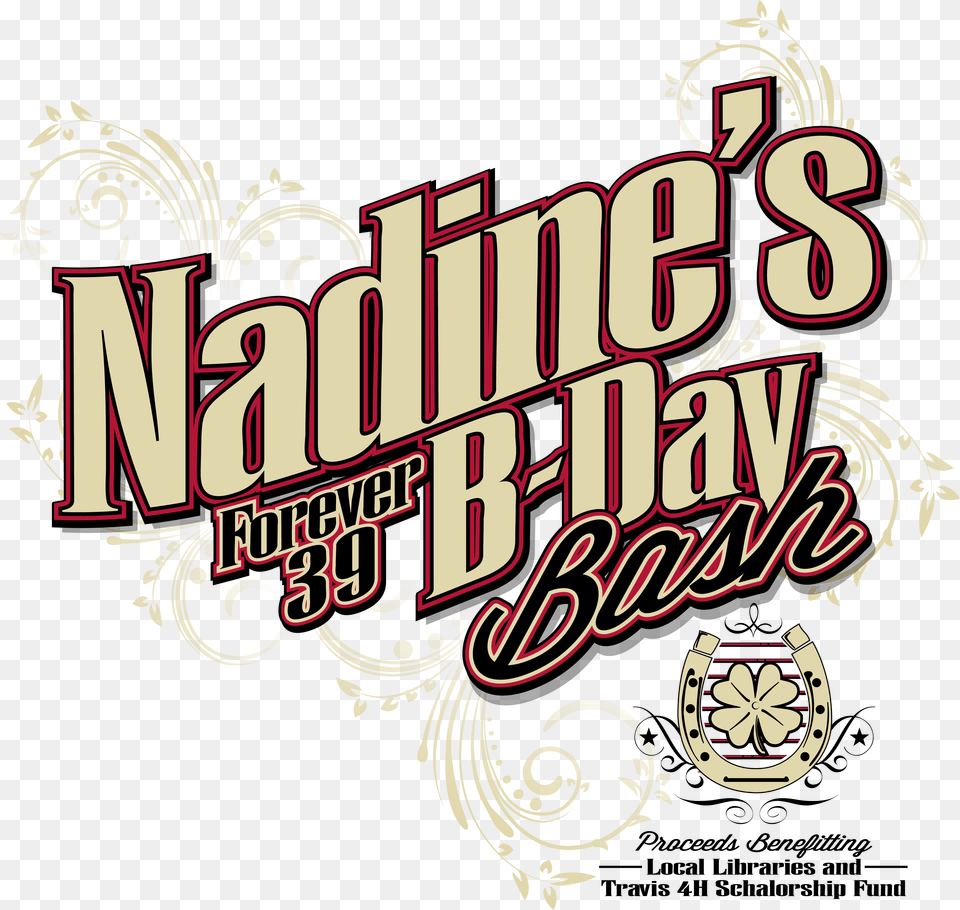 Nadines Bday Bash Logo, Advertisement, Poster, Dynamite, Weapon Free Png