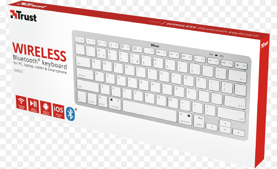 Nado Bluetooth Wireless Keyboard Latest Wireless Keyboard, Computer, Computer Hardware, Computer Keyboard, Electronics Free Transparent Png