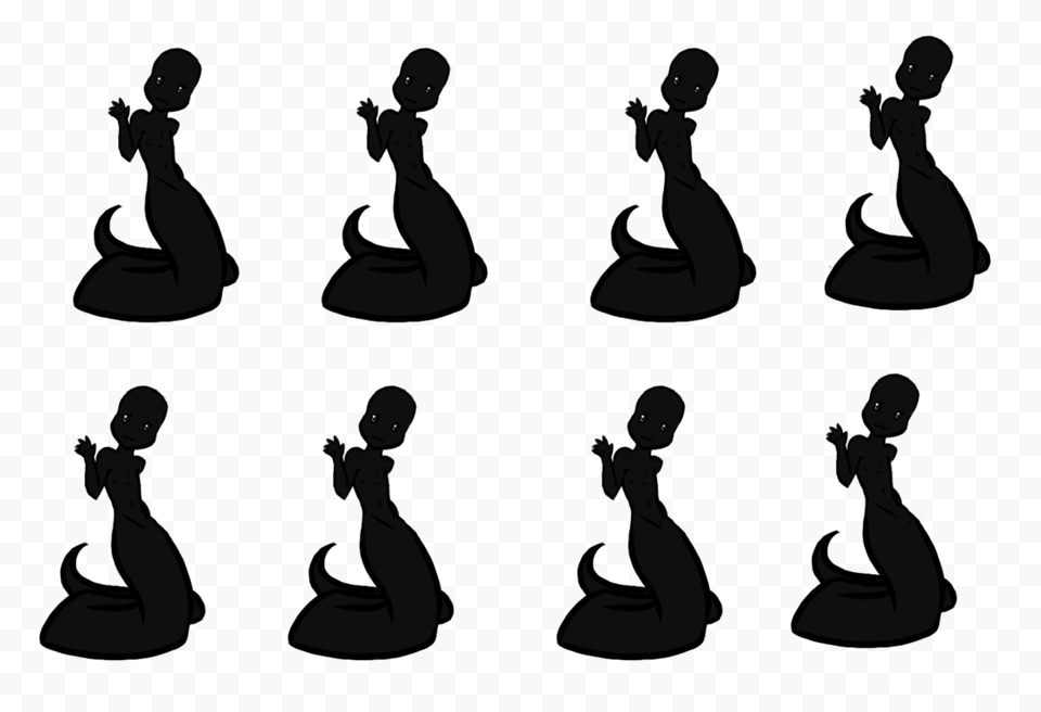 Naga Chibi Bases, Silhouette, Baby, Person, Head Free Png