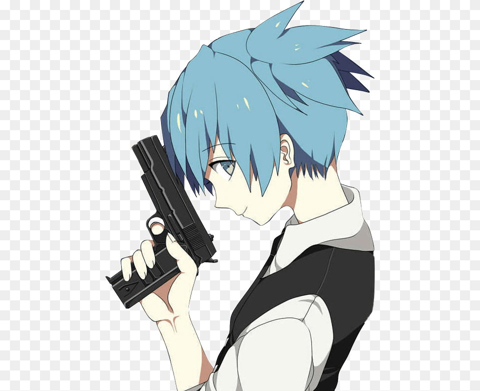 Nagisashiota Nagisa Shiota Nagisa Shiota Assclass Nagisa Assassination Classroom Chibi, Publication, Book, Comics, Adult Free Png