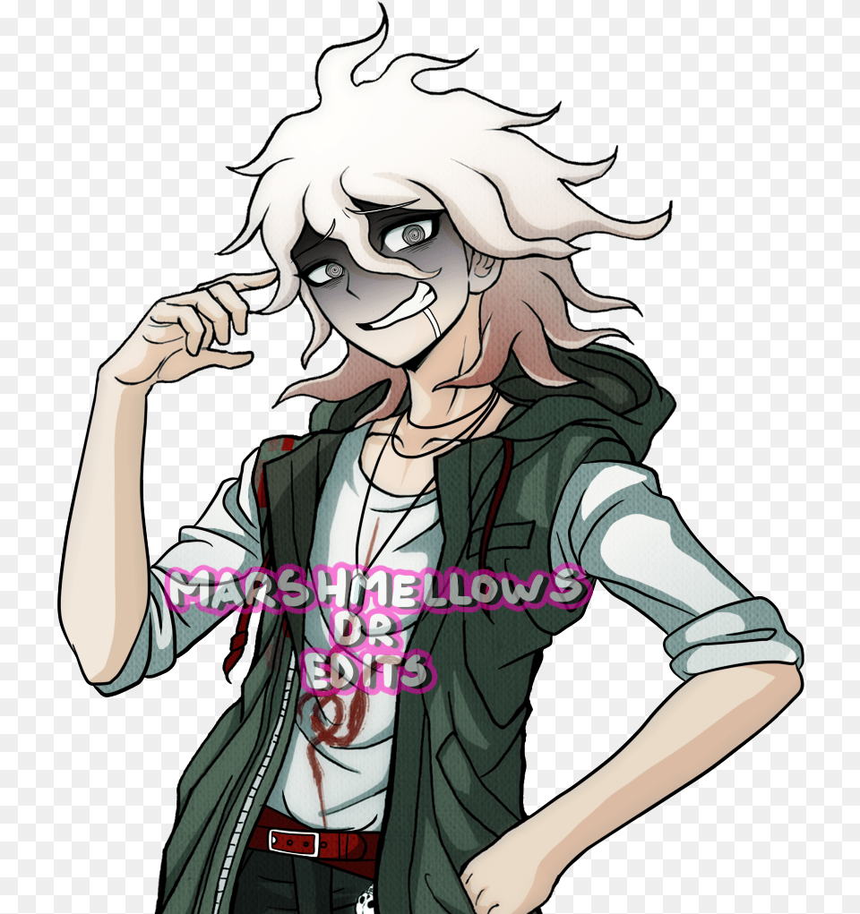 Nagito Komaeda Sprites, Book, Comics, Publication, Adult Png Image