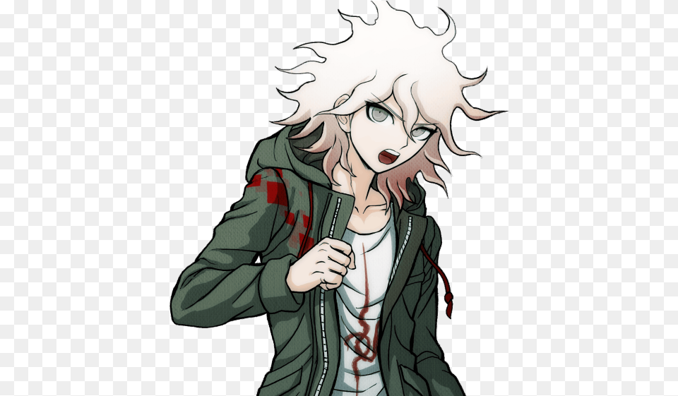 Nagito Komaeda Sprites, Book, Comics, Publication, Person Png Image