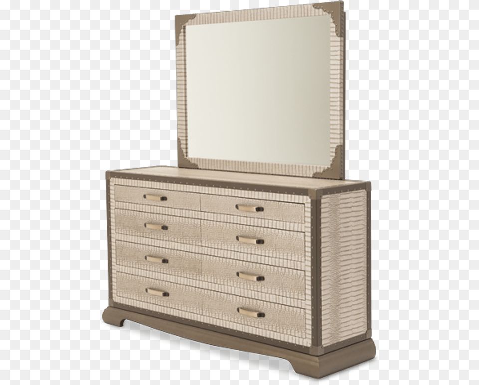 Nail Head Chest Of Drawers, Cabinet, Drawer, Dresser, Furniture Free Transparent Png