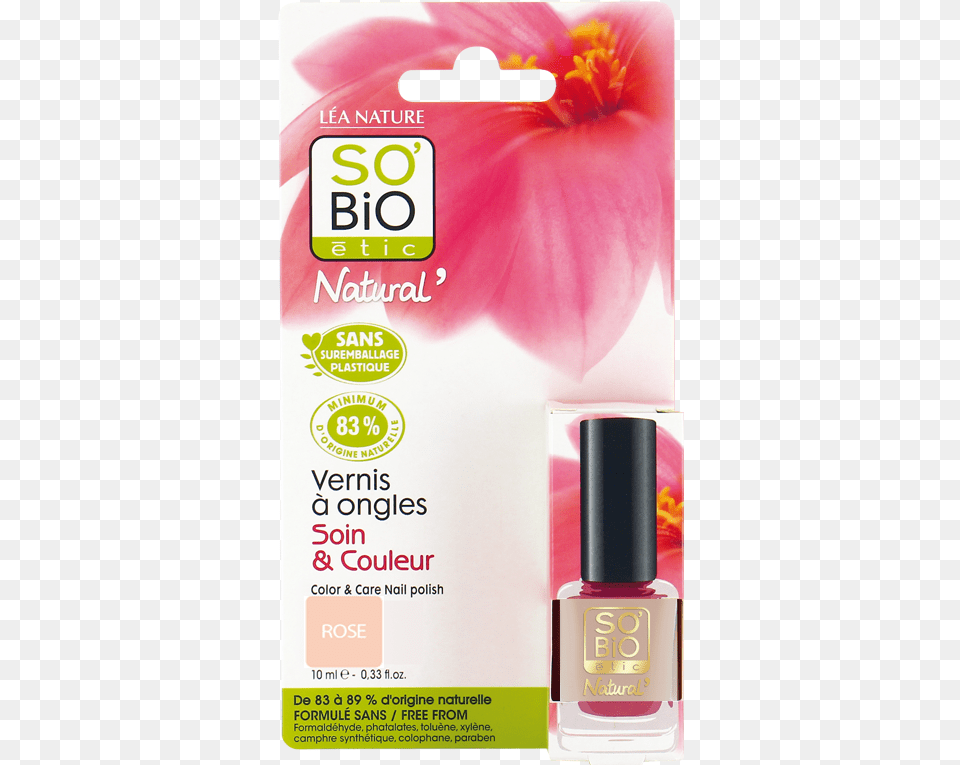 Nail Polish 03 Romantic Rose Image1 Naturalna Odywka Do Paznokci, Cosmetics, Bottle, Lipstick Free Png Download