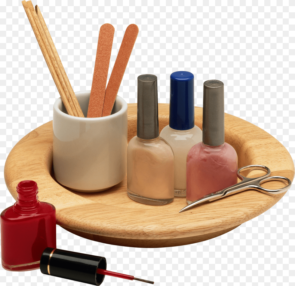 Nail Polish, Scissors, Cosmetics Png Image