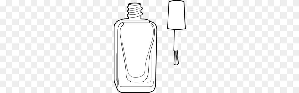 Nail Polish Bottle Black And White Clip Art, Lamp, Cosmetics, Smoke Pipe Png