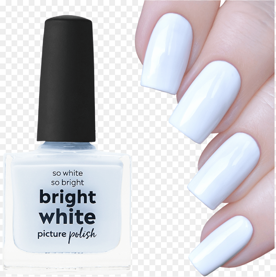 Nail Polish Bright White, Body Part, Hand, Person, Manicure Png