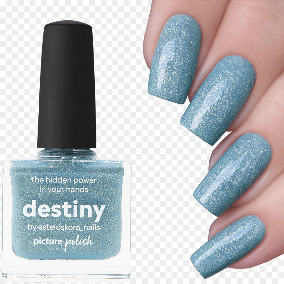 Nail Polish Destiny Nail Polish, Body Part, Hand, Person, Cosmetics Png Image