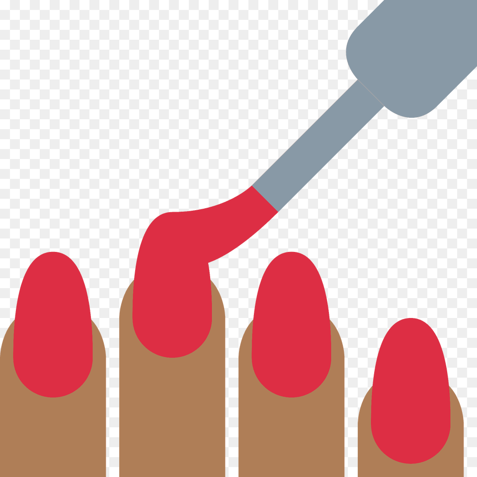 Nail Polish Emoji Clipart, Body Part, Hand, Person, Cosmetics Png Image
