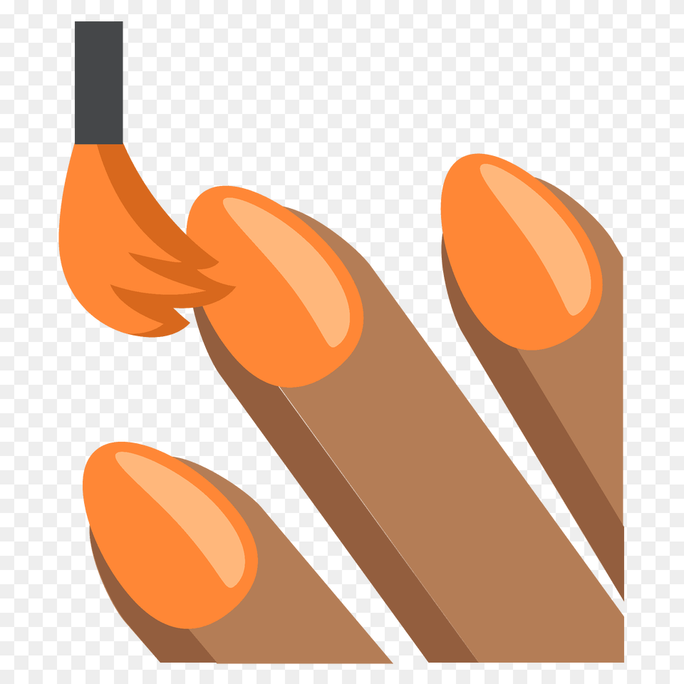 Nail Polish Emoji Clipart, Fire, Flame, Pencil, Dynamite Free Png Download