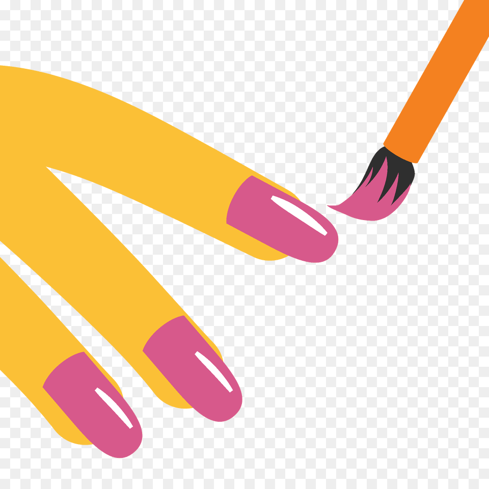 Nail Polish Emoji Clipart, Body Part, Hand, Person, Brush Free Png Download