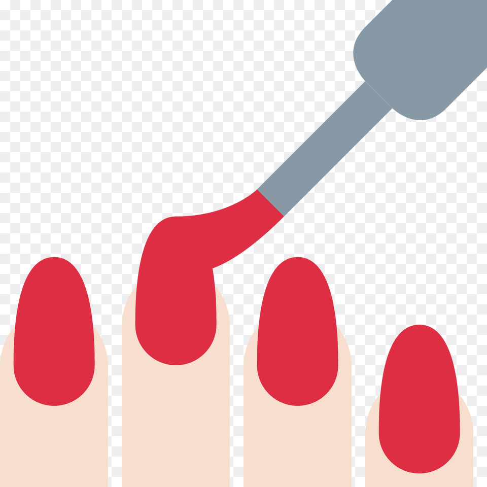 Nail Polish Emoji Clipart, Cosmetics, Lipstick, Body Part, Hand Png Image