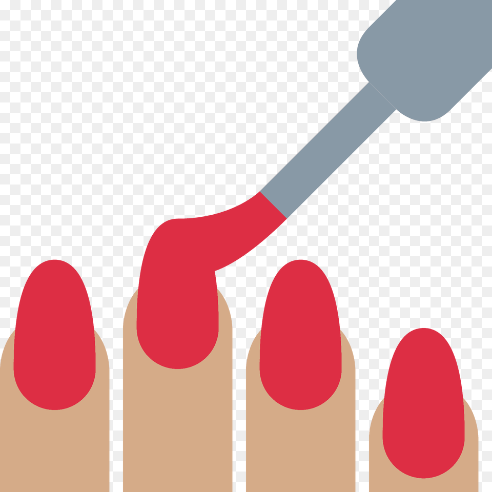 Nail Polish Emoji Clipart, Body Part, Hand, Person, Cosmetics Free Png Download