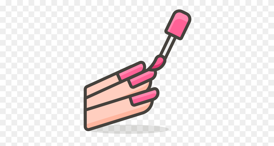 Nail Polish Icon Free Of Free Vector Emoji, Cosmetics, Lipstick, Smoke Pipe Png Image