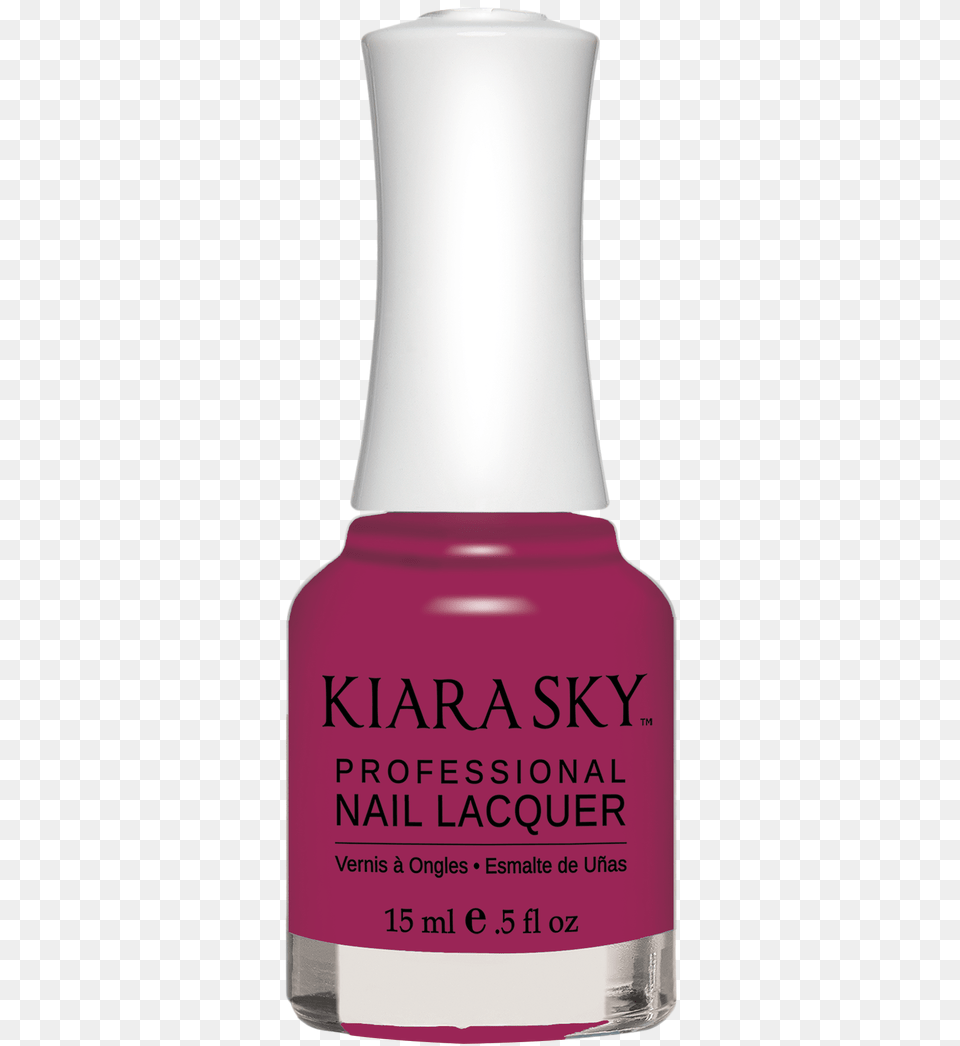 Nail Polish Kiara Sky Victorian Iris, Cosmetics, Nail Polish, Bottle, Shaker Free Transparent Png