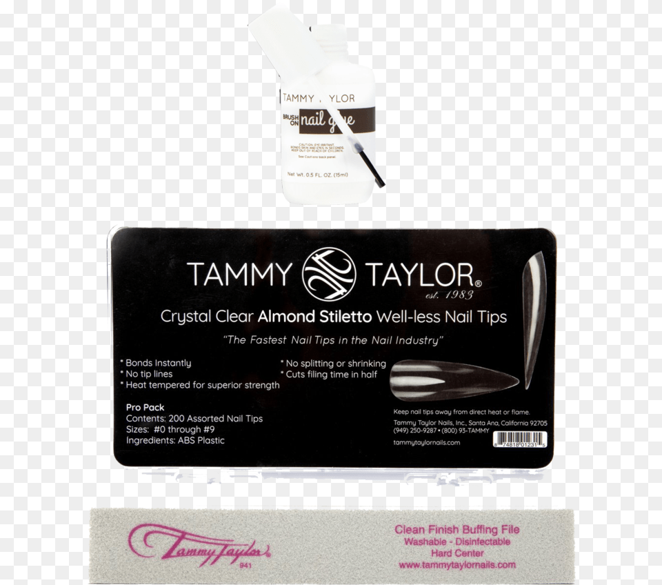 Nail Tip Kit Tammy Taylor, Bottle, Cutlery, Spoon Free Transparent Png