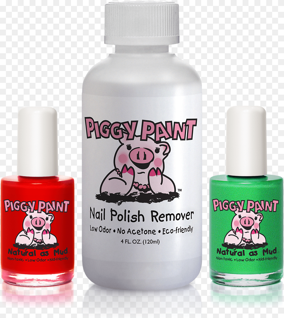 Nail Varnish Marbling On Paper Piggy Paint Girls Rule Non Toxic Nail Varnish And, Cosmetics, Bottle, Animal, Mammal Free Png
