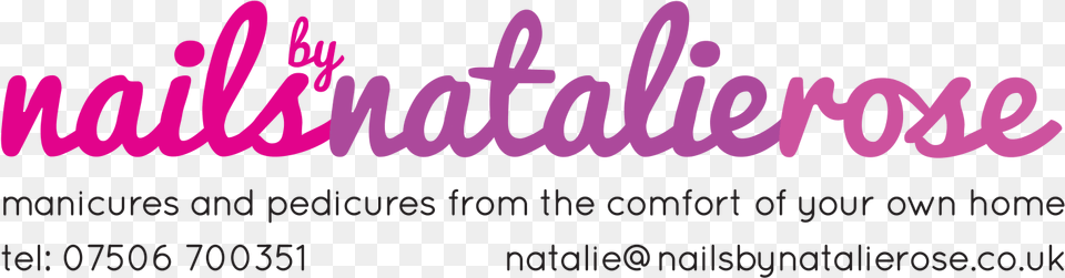Nails By Natalie Rose London Mobile Nail Technician Mongoose Energy, Purple, Text Free Transparent Png