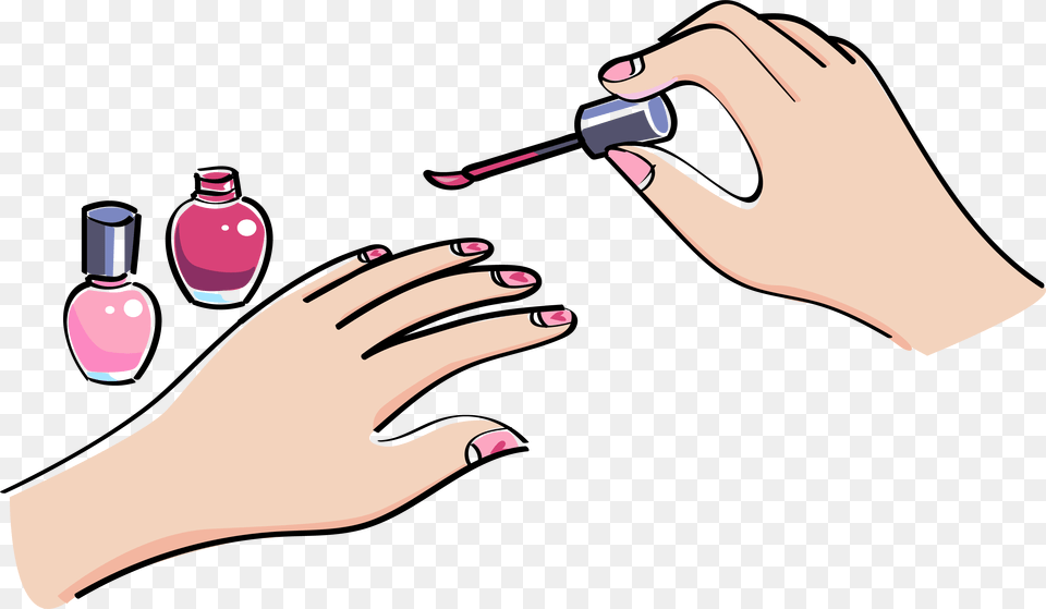 Nails Clipart Clean Nail Painting Nails Clipart, Body Part, Person, Hand, Manicure Free Png