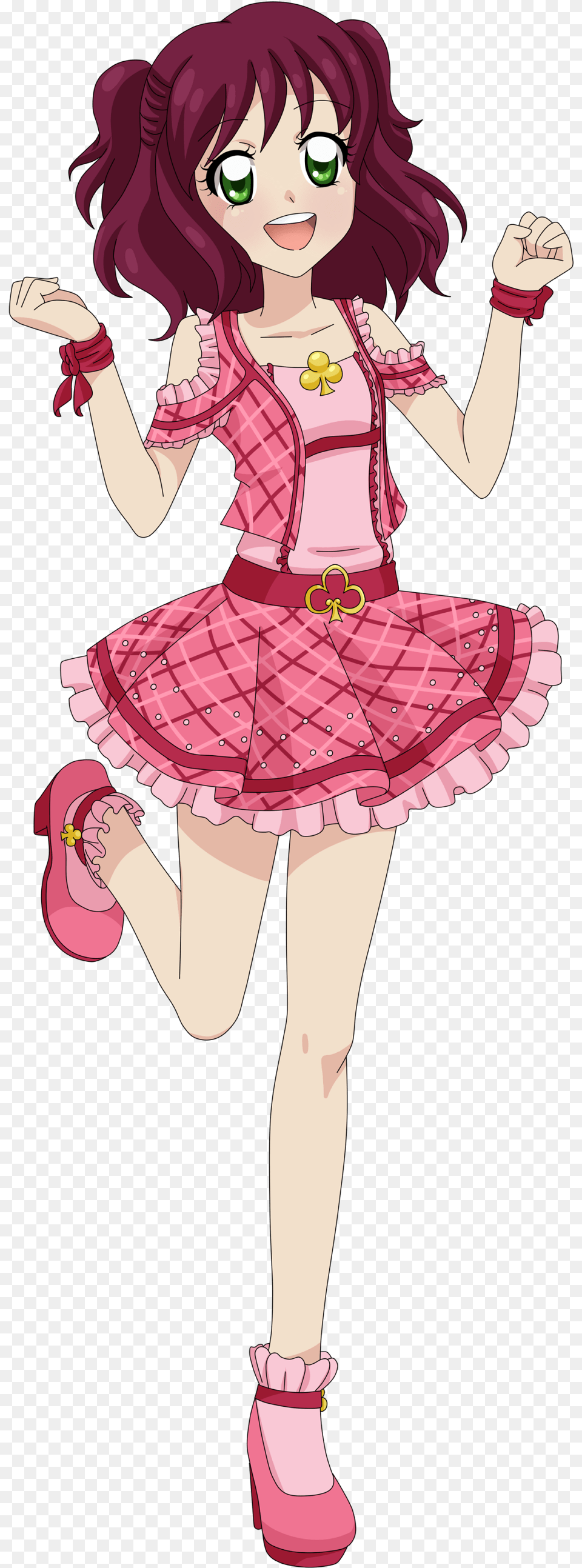 Nakahara Akemi Pink Step Coord Cartoon, Book, Publication, Comics, Girl Free Transparent Png