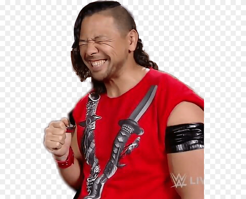 Nakamura Shinsuke Sticker By Moonchen Happy, Face, Head, Person, Weapon Png Image