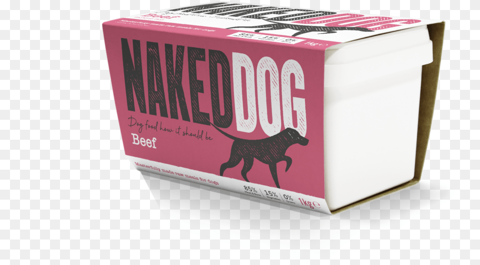 Naked Dog U2014 Natural Food Direct Working Animal, Box, Cardboard, Carton, Canine Png Image