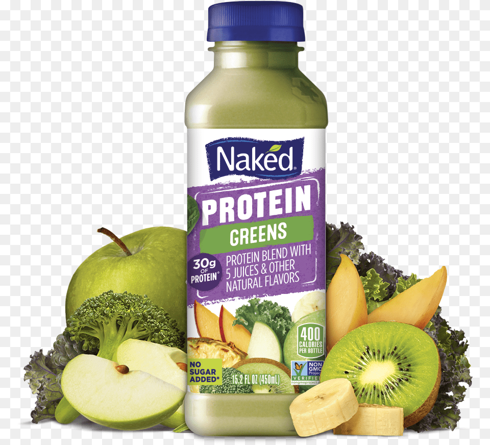 Naked Food Grocery Juice Smoothie Green Machine, Fruit, Plant, Produce, Beverage Free Transparent Png