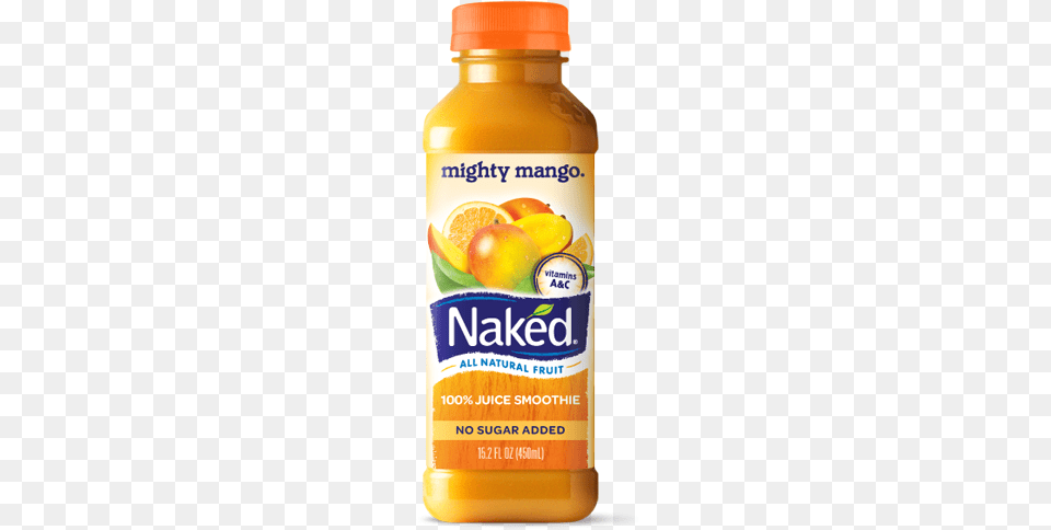 Naked Juice Naked Drink Mighty Mango, Beverage, Orange Juice, Food, Ketchup Free Png