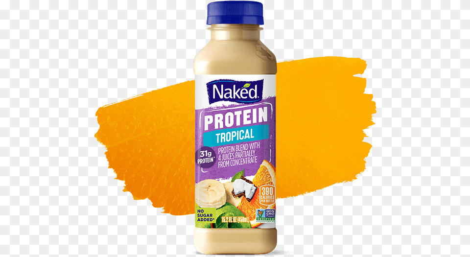 Naked Juice Pina Colada Naked Protein Smoothie, Beverage, Food Png