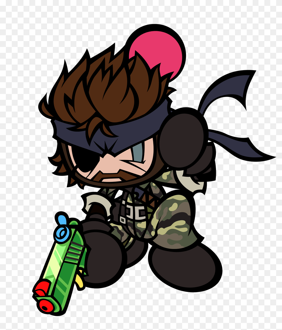 Naked Snake Solid Snake And Raiden Added To Super Bomberman R, Book, Comics, Publication Free Png