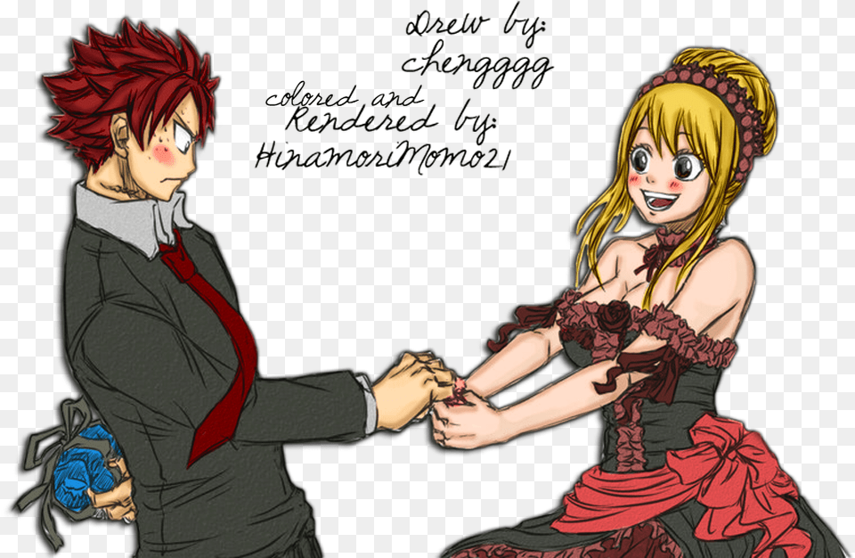 Nalu Images Nalu Hd Wallpaper And Background Photos Natsu And Lucy Dancing, Adult, Publication, Person, Woman Png