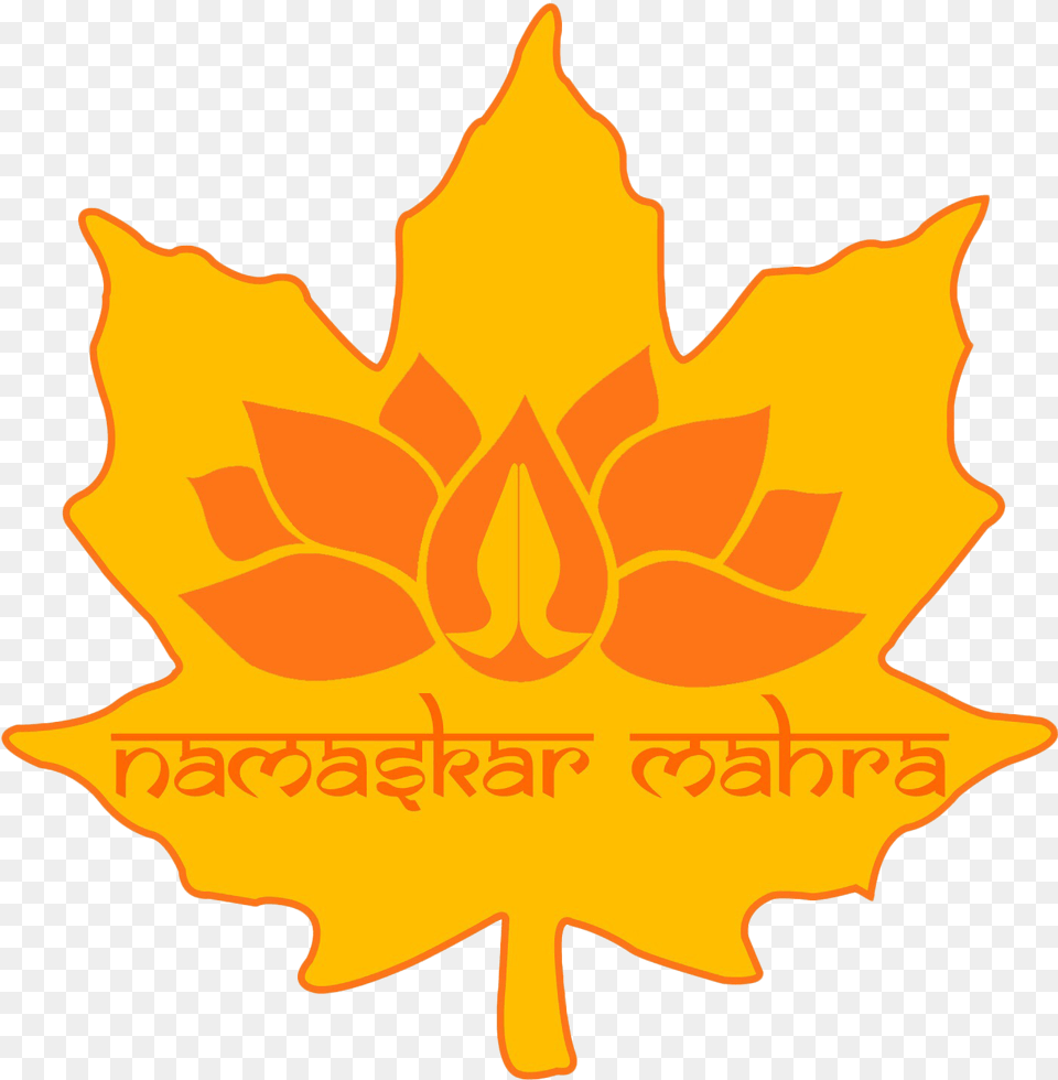 Namaskar Logo Namaskar Logo, Leaf, Plant, Fire, Flame Free Png Download