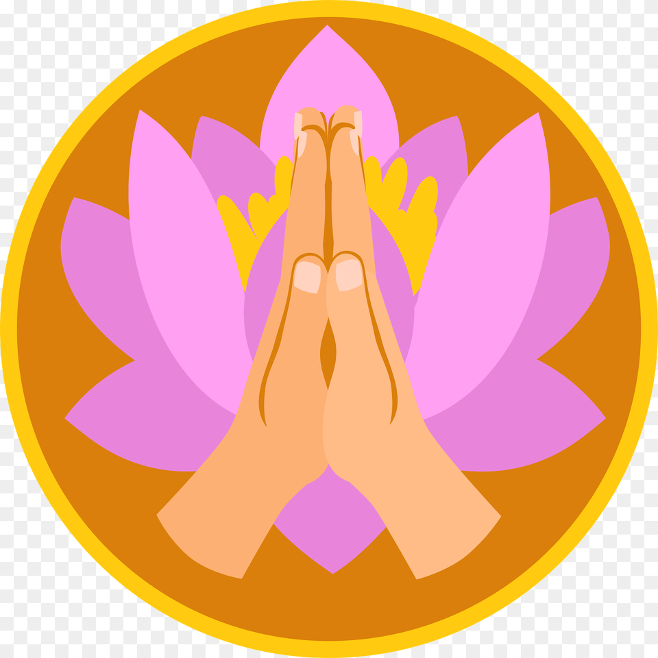 Namaste Clipart, Massage, Person, Body Part, Hand Free Png Download
