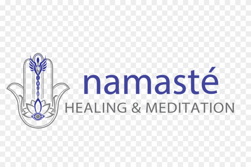 Namaste Healing Amp Meditation Design, Logo, Electronics, Hardware, Smoke Pipe Free Png Download
