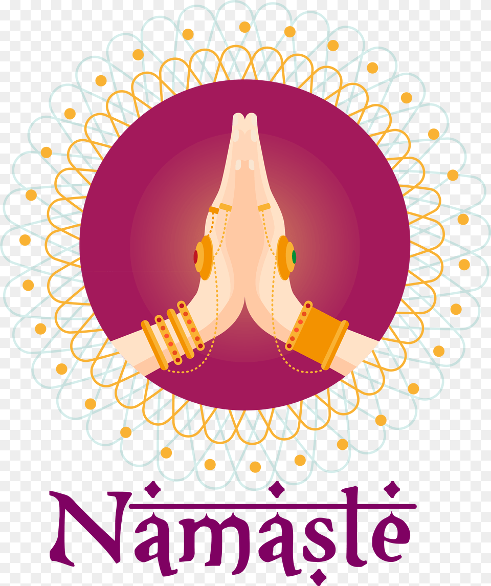 Namaste Logo, Advertisement, Poster Png Image