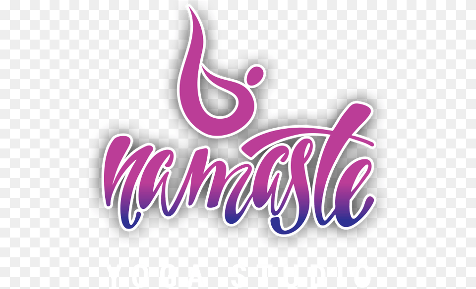 Namaste Yoga Studio Verv Calligraphy, Text Free Png Download