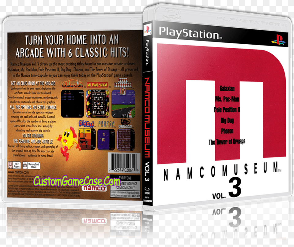 Namco Museum Vol Utility Software, Advertisement, Poster, Person, Text Png Image