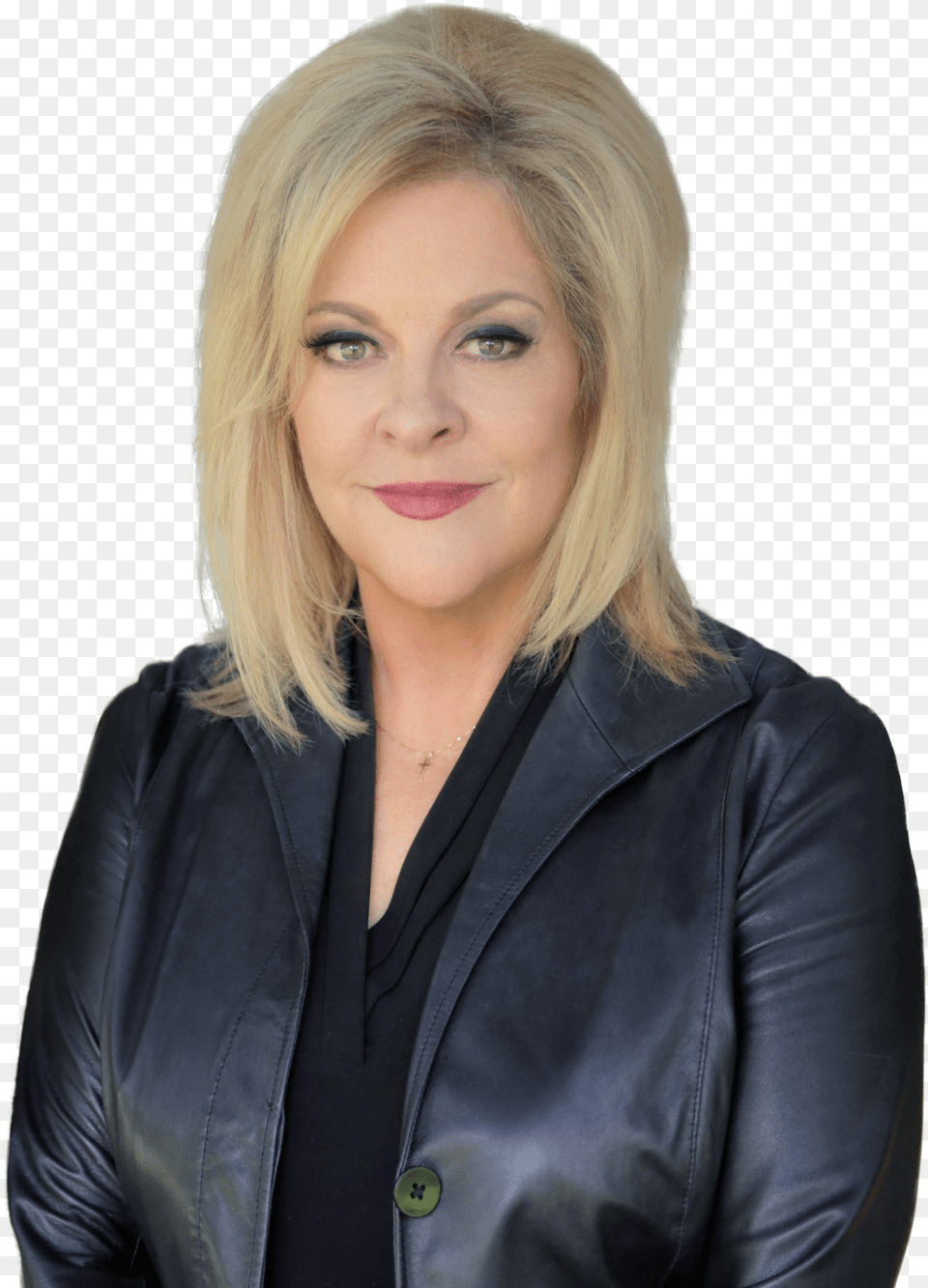 Namcy Grace Leather Download Nancy Grace, Woman, Person, Jacket, Hair Png Image