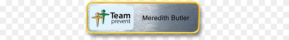 Name Badge In Yellow Frame 70 X, Text Png
