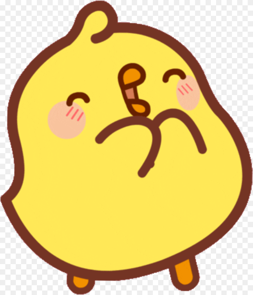 Name Of The Character Molang And Piu Piu Stickers, Food, Sweets Free Transparent Png
