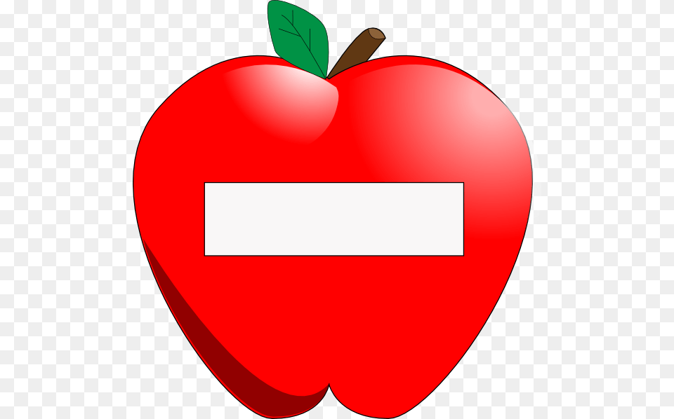 Name Tag Apple, Food, Fruit, Plant, Produce Png Image