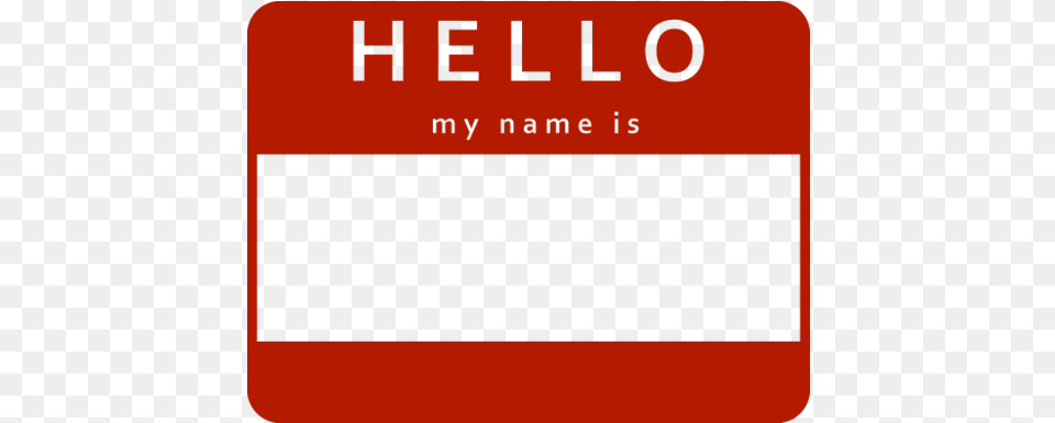 Name Tag Blank Name Tag, Text, Electronics, Phone Png Image