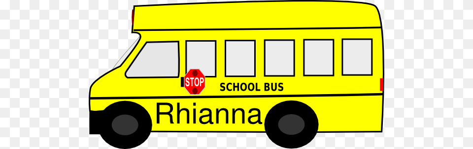Name Tags Clip Art, Bus, Transportation, Vehicle, School Bus Free Png Download