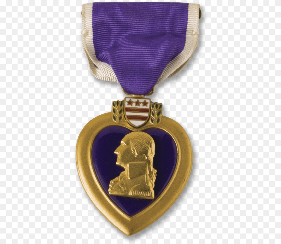 Named Giving Purple Heart Medal, Badge, Gold, Symbol, Logo Free Transparent Png