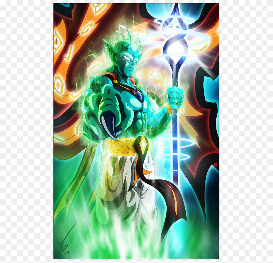 Namekian God Poster, Art, Graphics, Modern Art, Adult Free Png