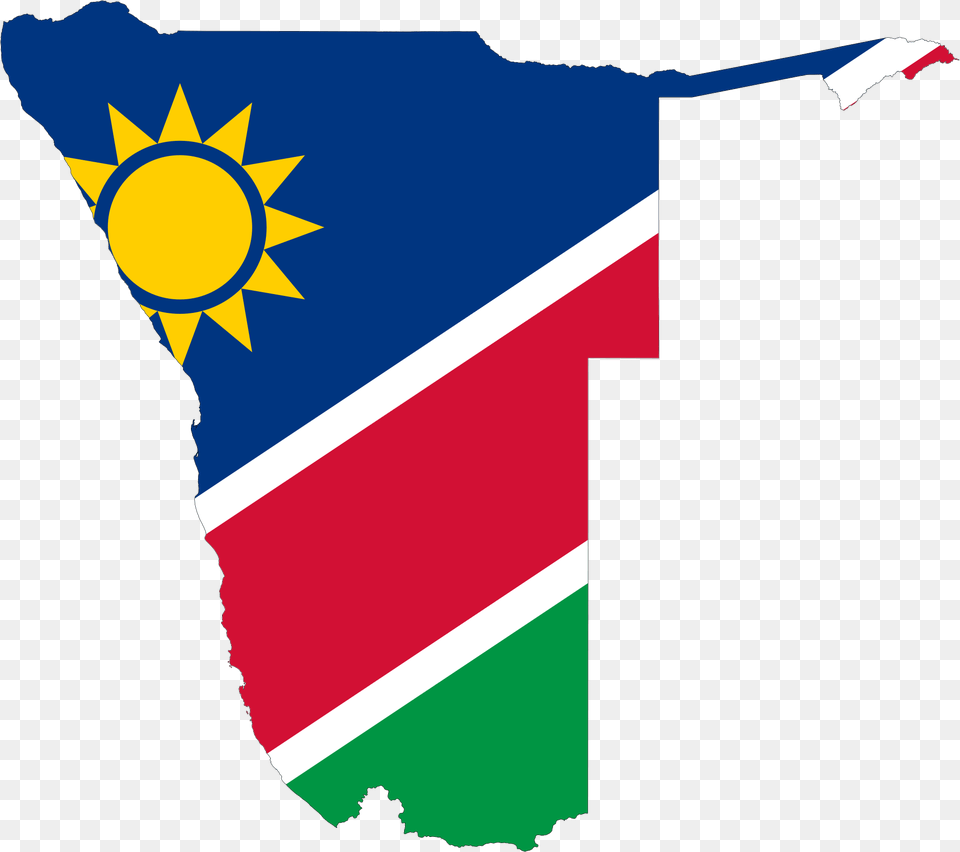 Namibia Map And Flag, Person Free Transparent Png