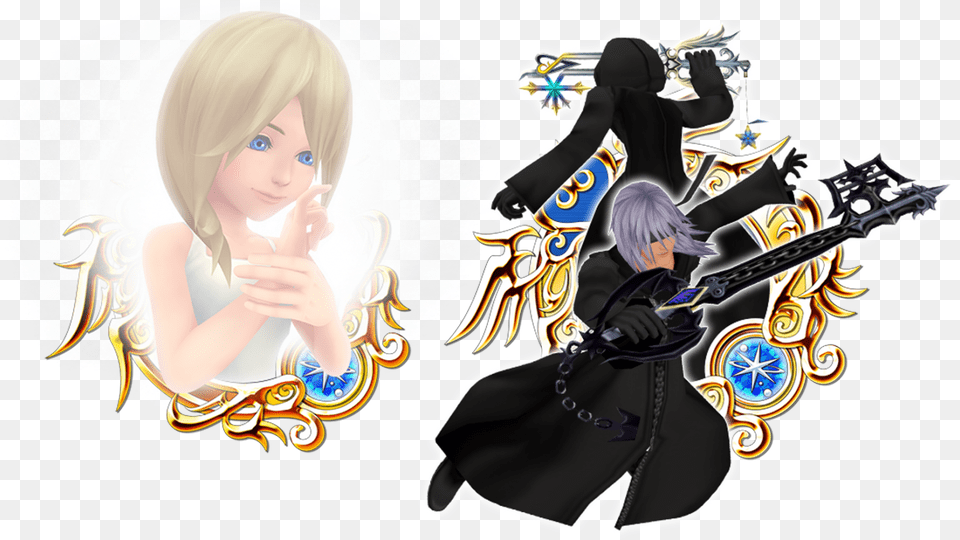 Namine Exmod Riku V Roxas Kingdom Hearts Oathkeeper, Book, Publication, Comics, Adult Free Png Download