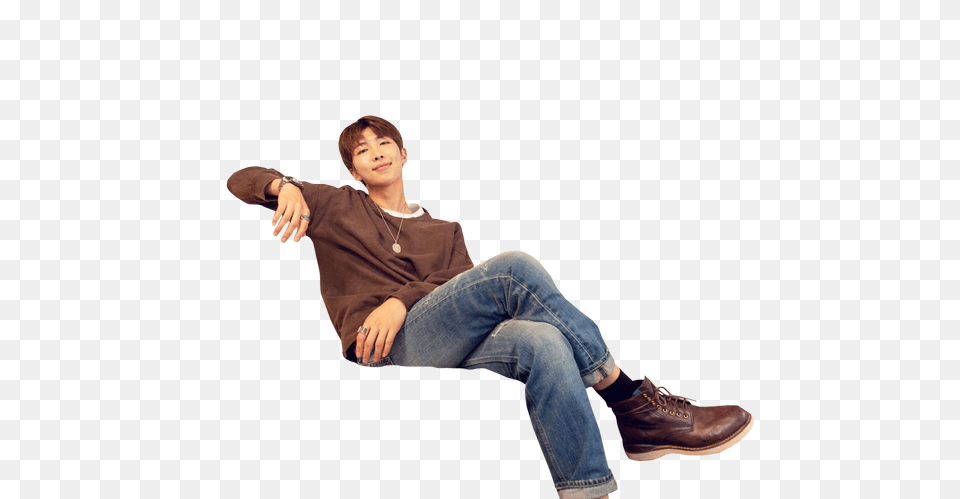 Namjoon No Need To Give Credits On We Heart It, Shoe, Pants, Clothing, Footwear Png