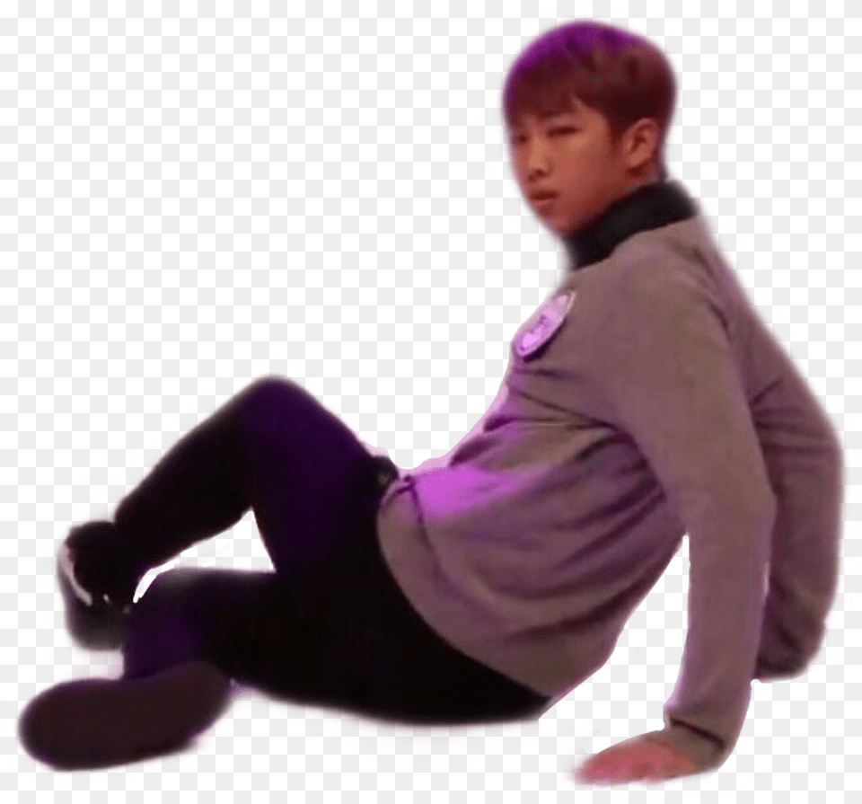 Namjoon Sitting Download Namjoon Sitting, Boy, Child, Person, Male Free Transparent Png