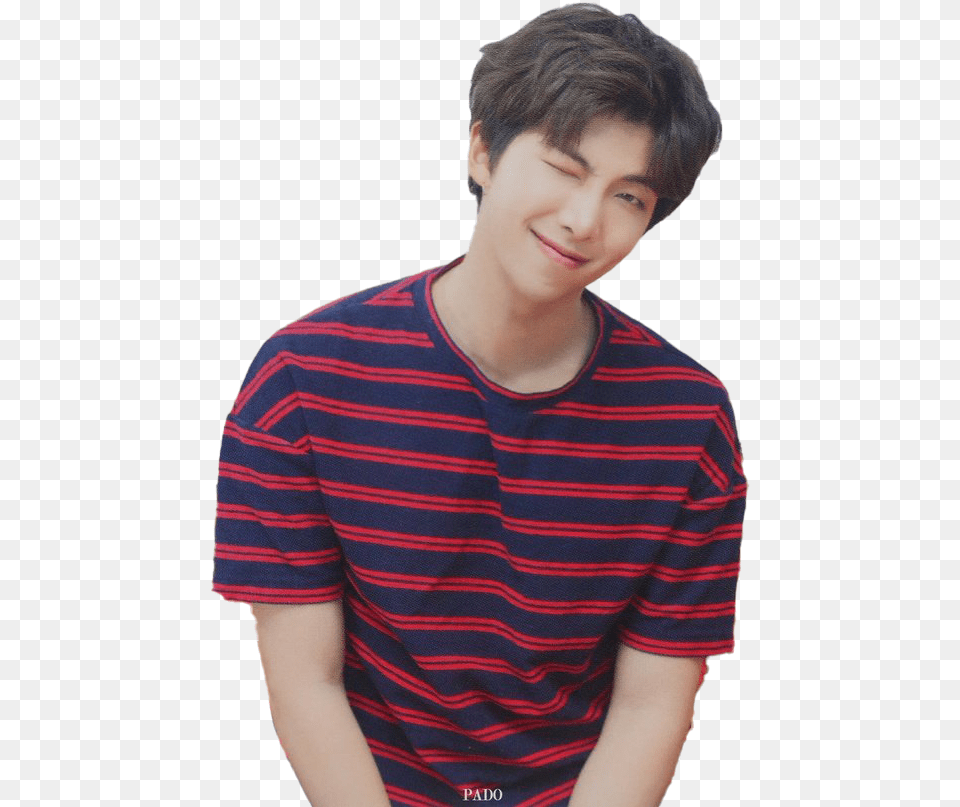 Namjoon Picture Mart Bts Love Yourself Rm, Person, Clothing, Face, T-shirt Free Transparent Png